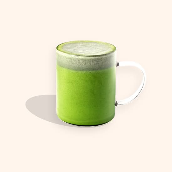Hot Sesame Matcha Latte