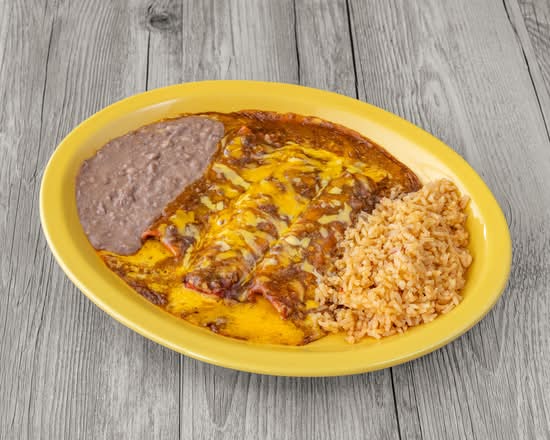 Cheese Enchilada Plate (3)