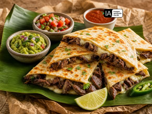 Quesadillas con ASADA