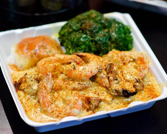 Chicken and Shrimp Pasta