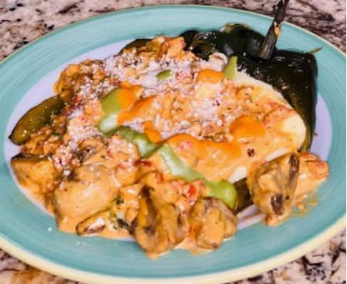 Stuffed Poblano Pepper