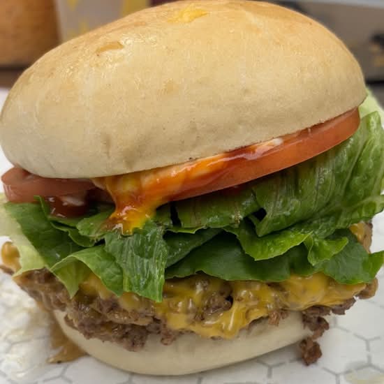 Chopped Burger & Cheese.
