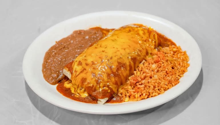 Burrito Mazatlan Plate