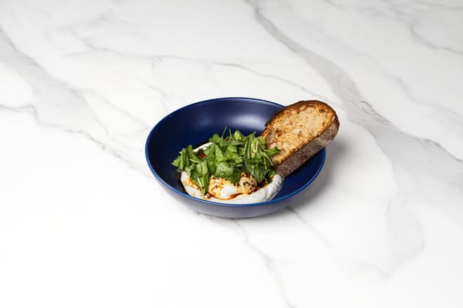 Poached Turkish Eggs