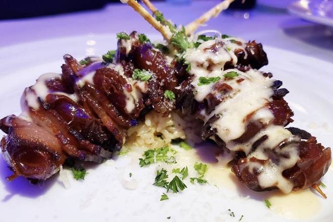 Bacon and Date Skewers