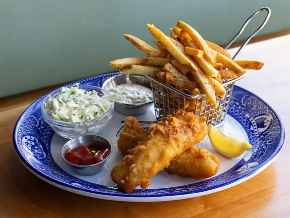 Fish, Chips & Slaw