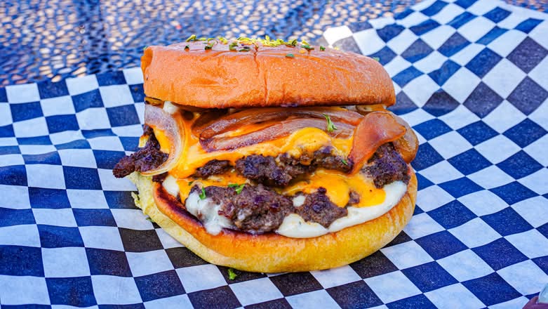 Double Crypto Smash Burger