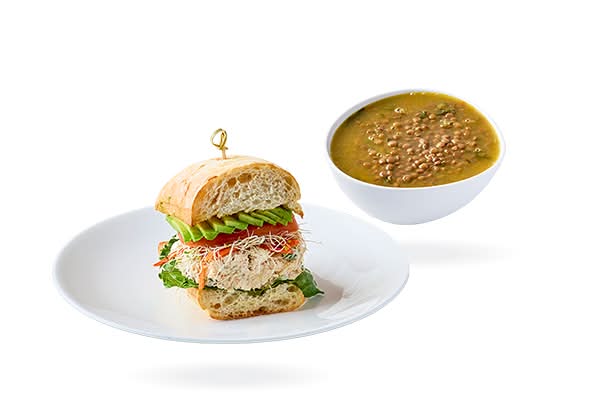Ciabatta or Wrap &  Soup