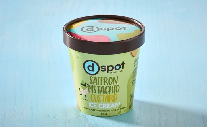 Pint Saffron Pistachio Custard