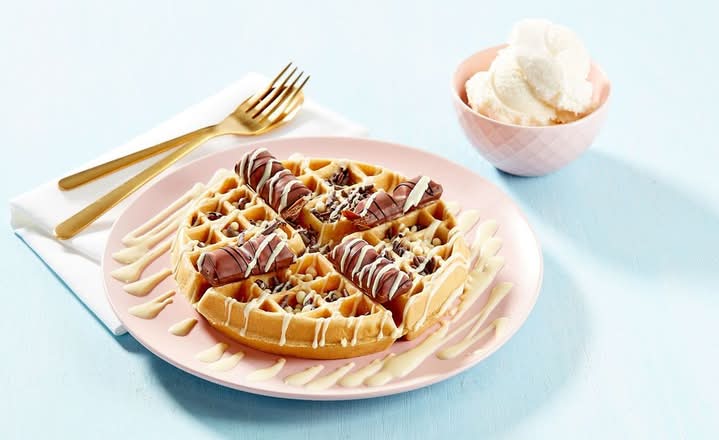 Wh Choco Hazelnut Waffle