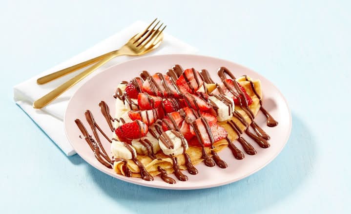 Strawberry & Banana Crepe