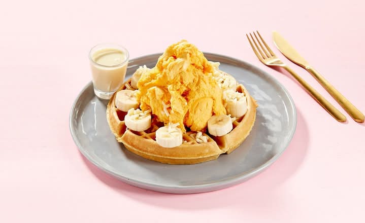 Creamy Dreamy Mango WAFFLE