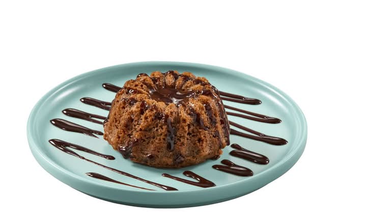 Cocoa Banana Lava Cake