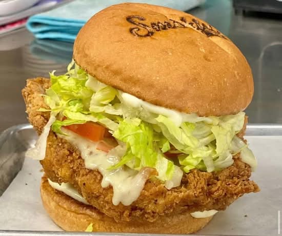Fried Chicken Burger