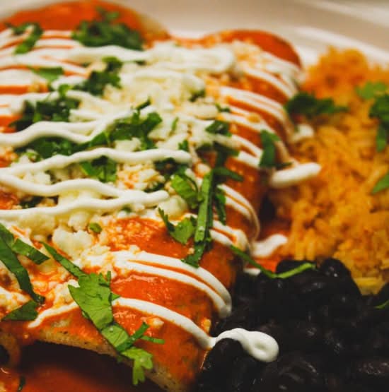 CHEESE ENCHILADAS