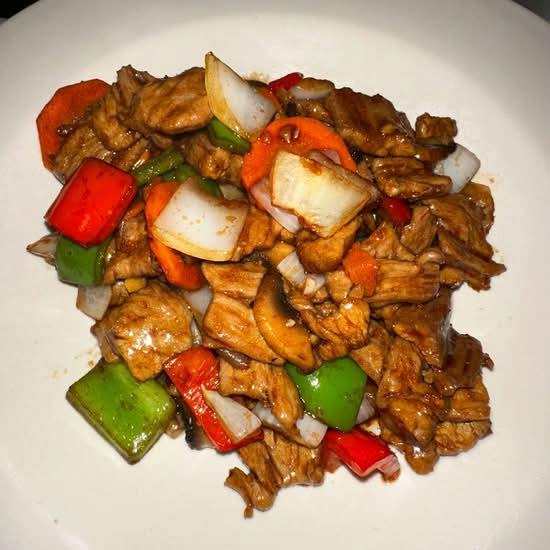 Black Pepper Steak Dish