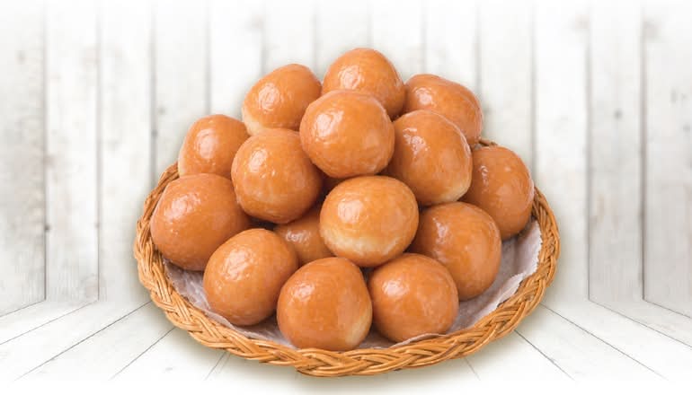 14 GLAZED DONUT HOLES