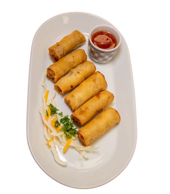 Spring Rolls Vegetable (6 Spring Rolls Per Portion)