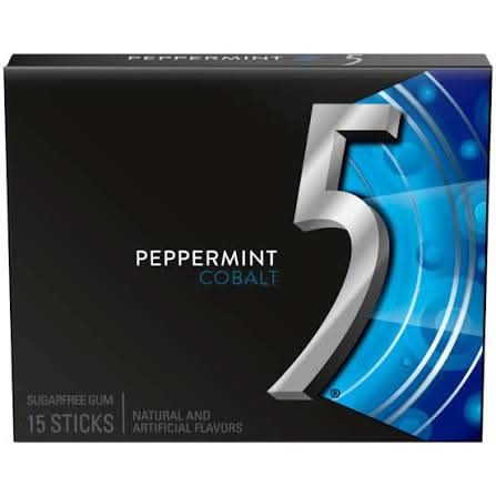 5 Peppermint Cobalt Gum