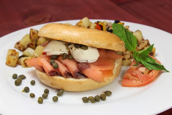 SALMON BAGEL