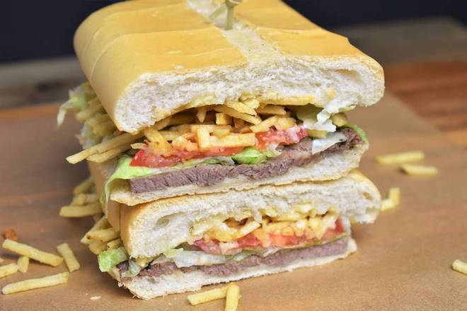 Pan Con Bistec