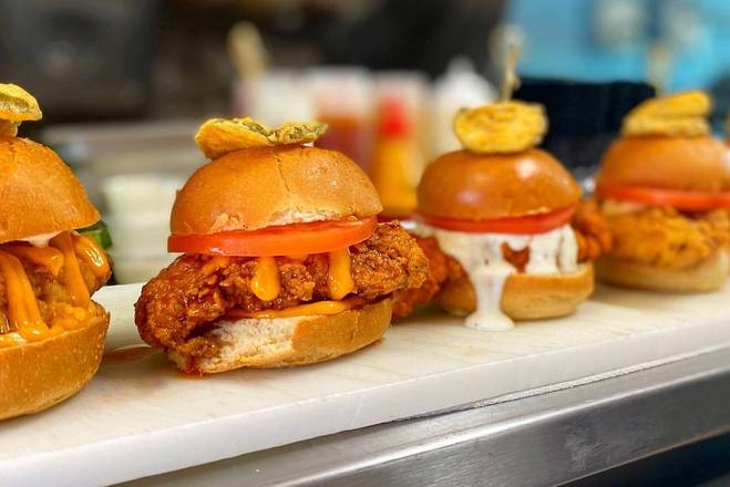 Chicken Sliders & Fries