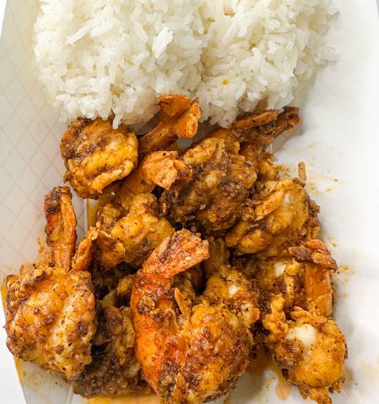 Lemon pepper banging shrimp
