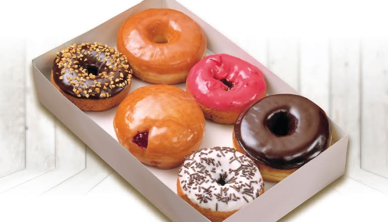 HALF DOZEN DONUTS ASSORTED