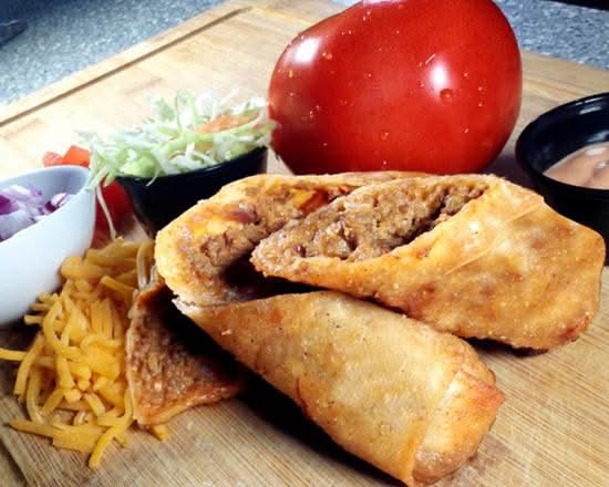 Egg Roll Cheeseburger
