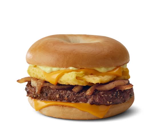 Steak Egg Cheese Bagel