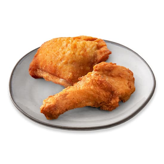 2 Pieces Dark Fried