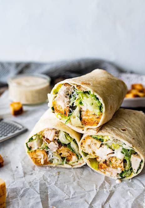 45. Caesar Chicken Wrap