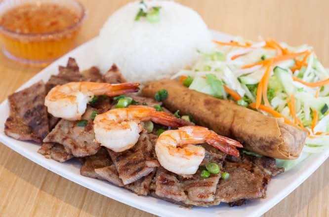 #18 BBQ Pork Combo