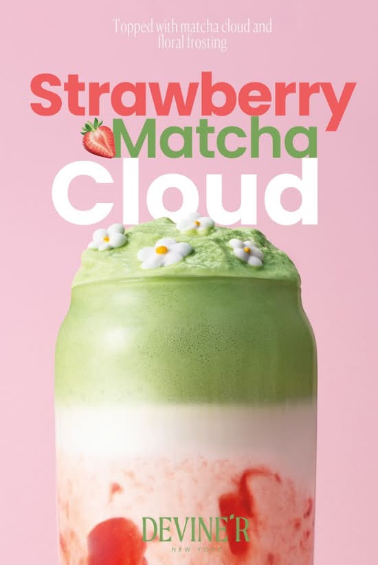 Strawberry Matcha Cloud