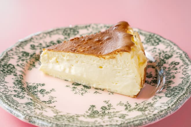 Basque Cheesecake, Slice
