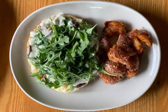 Goat Cheese + Egg White Omelet