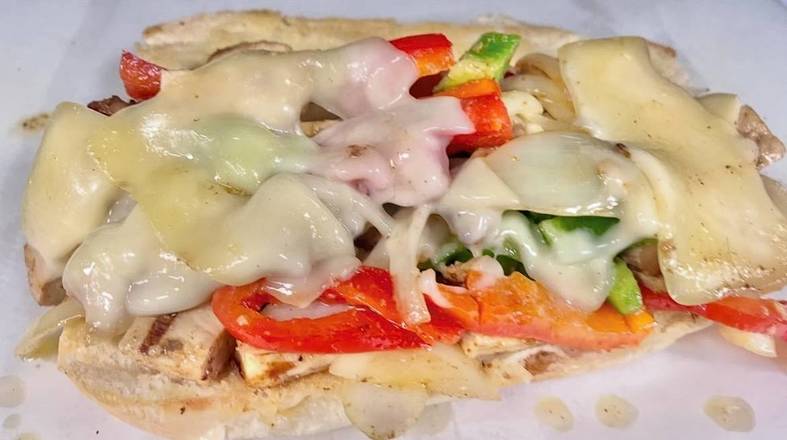 Grilled Philly Chicken and Cheese Hero