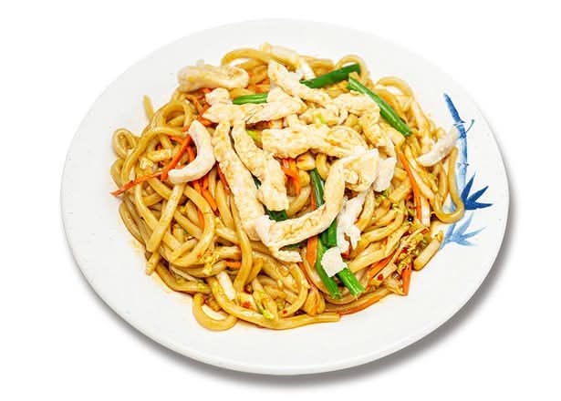 Mala Chicken Chow Udon