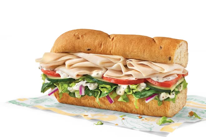 Turkey & Ranch Delite (6'')