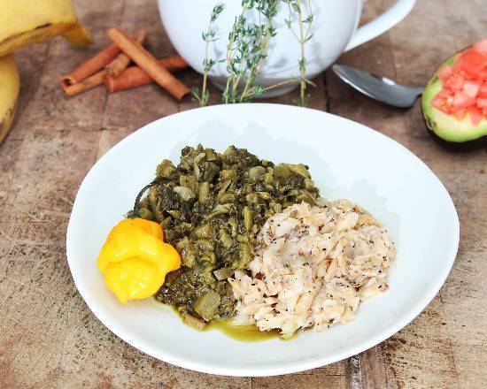 Callaloo and Codfish