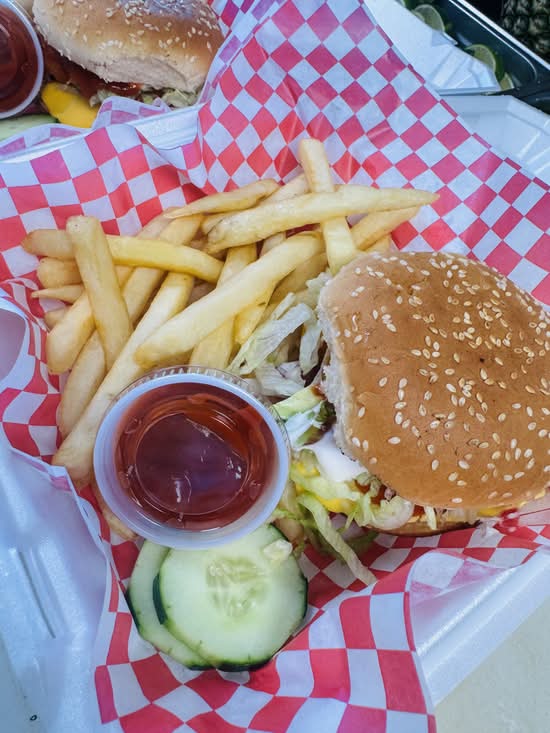 BURGER WITH FRIES
