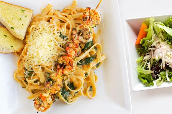 Shrimp Capri Pasta
