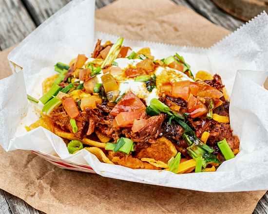 Chopped Beef Frito Pie