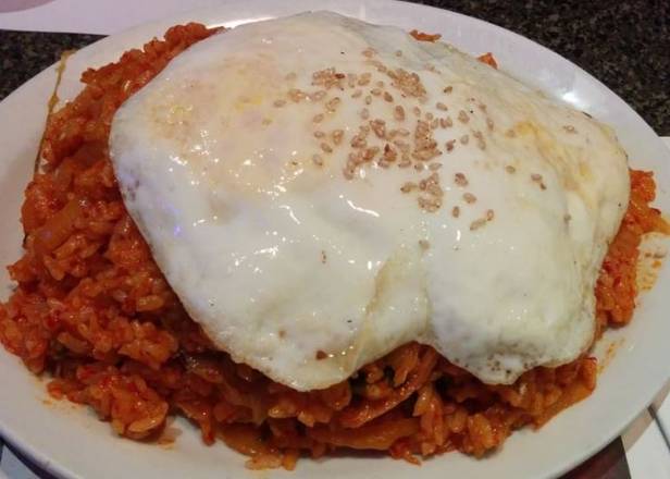 Kimchi Spam Fried Rice