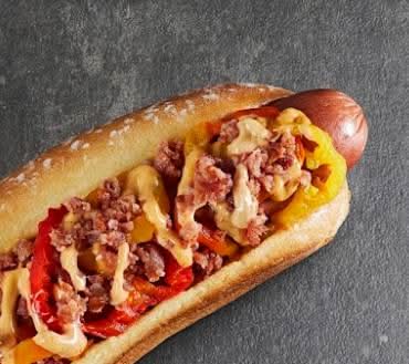 Flamin' Bacon Dog