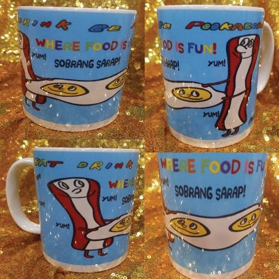 eGGie BaCon Pookaberry Wraparound Limited Edition Mug Cup