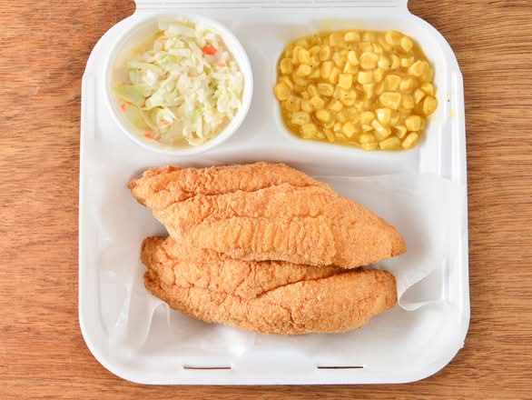 Kids Fried Catfish Plate Sat.