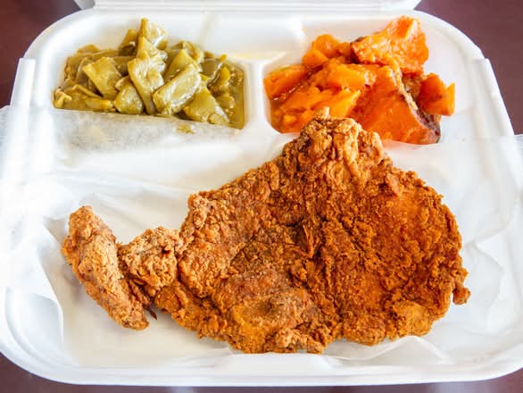 Fried Pork Chop Plate