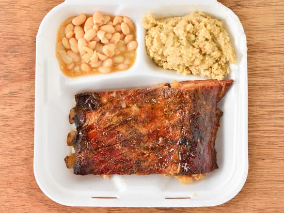 BBQ Ribs Plate Sat.