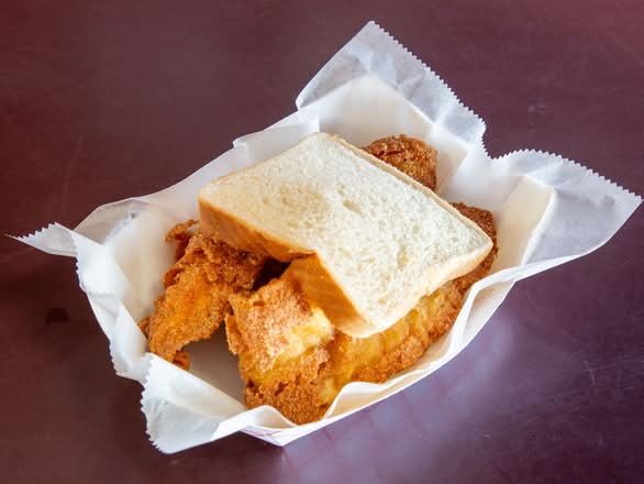 Fried Whiting Fish Sandwich